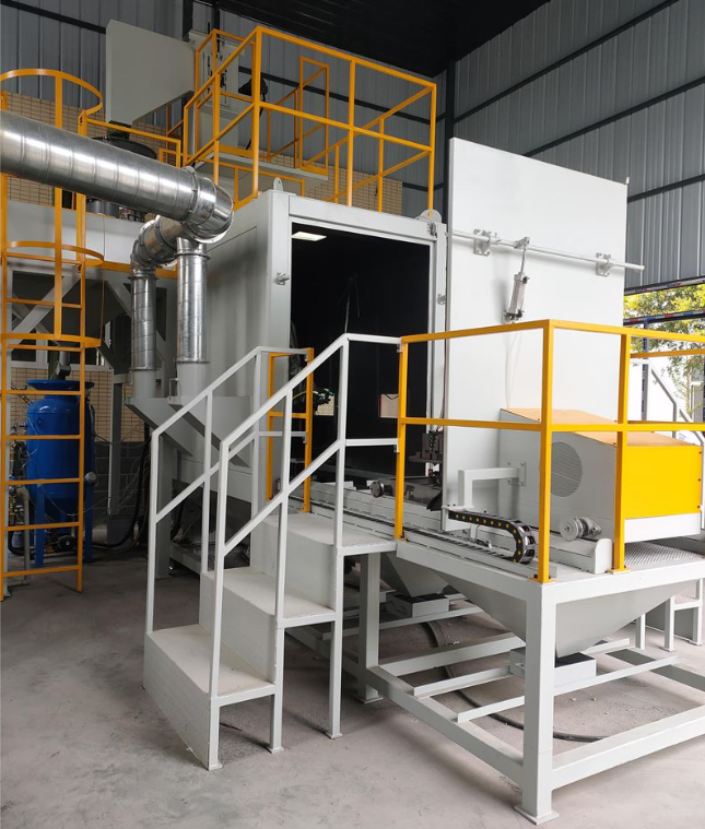 河北全自动喷砂机 实现无人化高效生产